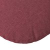vidaXL Sitzkissen 2 pcs Weinrot &Oslash;50 x 19 cm Stoff