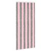 vidaXL Insektenschutzvorhang Chenille Silber Grau und Rosa 90 x 200 cm
