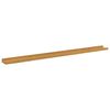 vidaXL Wandregal mit Regal 2 pcs Beige 115 x 9 x 3 cm Holzwerkstoff