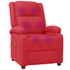 vidaXL Massagesessel Rot Kunstleder