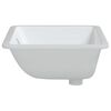vidaXL Waschbecken Wei&szlig; 52x38,5x19,5 cm Rechteckig Keramik