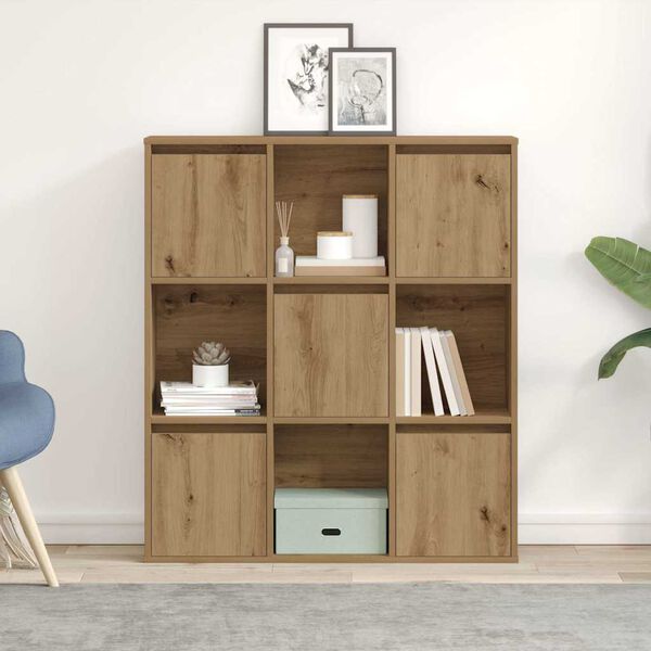 vidaXL B&uuml;cherregal Artisan-Eiche 89x24x101,5 cm Holzwerkstoff
