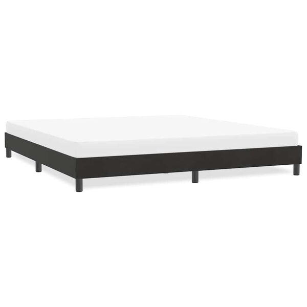 vidaXL Bettgestell ohne Matratze Schwarz 180x220 cm Samt