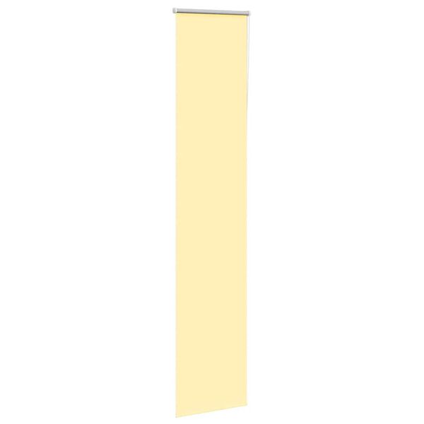 vidaXL Verdunkelungsrollo Gelb 55x230 cm Stoffbreite 50,7 cm Polyester