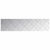 vidaXL Treppe Tritt Rechtwinklig 2 pcs Silber 100 x 25 cm Aluminium