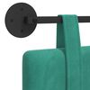 vidaXL H&auml;ngevorderseite Wandmontiert T&uuml;rkis 210 x 55 x 5 cm Samt