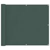 vidaXL Balkonsichtschutz Dunkelgr&uuml;n 100 x 600 cm Oxford-Stoff