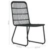 vidaXL 7-tlg. Garten-Essgruppe Poly Rattan und Glas