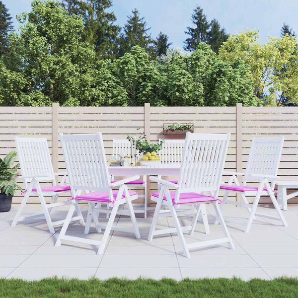 vidaXL Gartenstuhl-Kissen 6 Stk. Rosa 40x40x4 cm Stoff