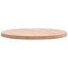 vidaXL Tischplatte &Oslash;80x4 cm Rund Massivholz Buche