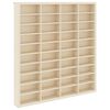 vidaXL Wanddisplay-Case mit Regal Beige 40 x 4,5 x 43 cm Holzwerkstoff