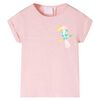 Kinder-T-Shirt Hellrosa 128