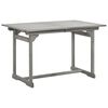 vidaXL Garten-Esstisch (120-170)x80x75 cm Massivholz Akazie