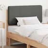 vidaXL Gepolstertes Kopfteil mit Kopfteil Braun und Hellgrau 75 cm