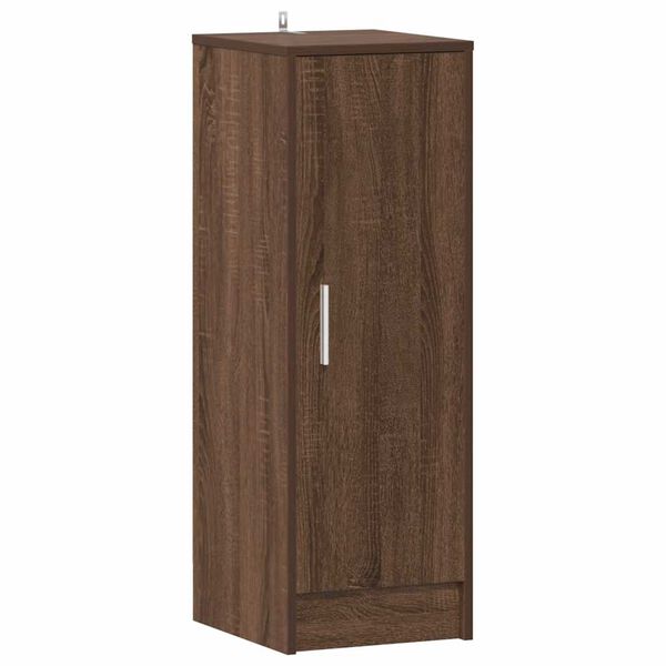 vidaXL Schuhregal Braun Eichen-Optik 32x35x92 cm Holzwerkstoff