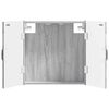 vidaXL Dartboard Schrank HOORN Sonoma-Grau 52,5 x 10,5 x 53,5 cm