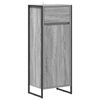 vidaXL Badezimmerschrank Graues Sonoma 40 x 30 x 100 cm Holzwerkstoff