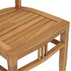 vidaXL 3-tlg. Garten-Essgruppe Teak Massivholz