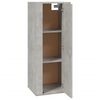 vidaXL TV-Wandschrank Betongrau 40x34,5x100 cm