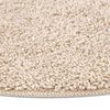 vidaXL Anti-Rutsch Shaggy Teppich Creme 120 x 120 cm PP