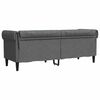 vidaXL Sofa Dunkelgrau 201,5 x 74,5 x 74,5 cm Polyester