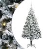 vidaXL K&uuml;nstlicher Weihnachtsbaum Wei&szlig; 210 cm