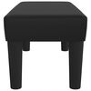 vidaXL Sitzbank Schwarz 70x30x30 cm Kunstleder