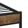 vidaXL Metallbett ohne Matratze R&auml;uchereiche 180x200 cm