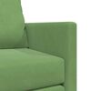 vidaXL Schlafsofa Hellgr&uuml;n 204 x 122 x 60 cm Samt