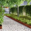 vidaXL Raseneinfassung Rostig 450 x 0,05 x 15 cm Wetterfeststahl