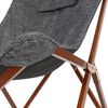 Lesli Living Butterfly-Stuhl 73x85x95 cm Grau und Braun