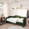 vidaXL Tagesbett mit Matratze USB Dunkelgr&uuml;n Stoff 90x200 cm
