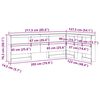 vidaXL Aufbewahrungskopfteil mit Regal Wei&szlig; 120 cm Holzwerkstoff