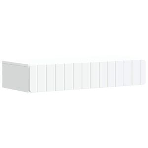 vidaXL Wandmontierter Beistelltisch Wei&szlig; 87,5 x 34,5 x 17 cm
