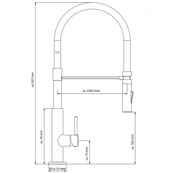 SCH&Uuml;TTE Sp&uuml;ltischarmatur STILO Chrom