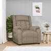 vidaXL Massagesessel mit Aufstehhilfe Cappuccino-Braun Kunstleder