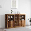vidaXL LED-Sideboard Altholz 162 x 37 x 100 cm Holzwerkstoff