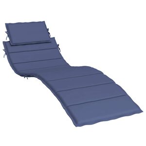 vidaXL Sonnenliegen-Auflage Marineblau Oxford-Gewebe