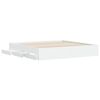 vidaXL Bettgestell mit Schubladen Wei&szlig; 160x200 cm Holzwerkstoff