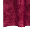 vidaXL Samtvorh&auml;nge mit Vorh&auml;ngen 2 pcs Weinrot 140 x 140 cm Samt