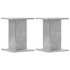 vidaXL Lautsprecherst&auml;nder 2 Stk. Betongrau 30x30x40 cm Holzwerkstoff