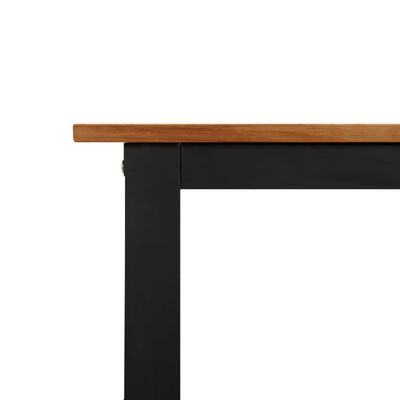 vidaXL Gartentisch mit Gestell U-Form 180x90x75 cm Akazie Massivholz