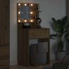vidaXL Schlafzimmer-Frisiertische Artisan-Eiche 80 x 39,6 x 135 cm