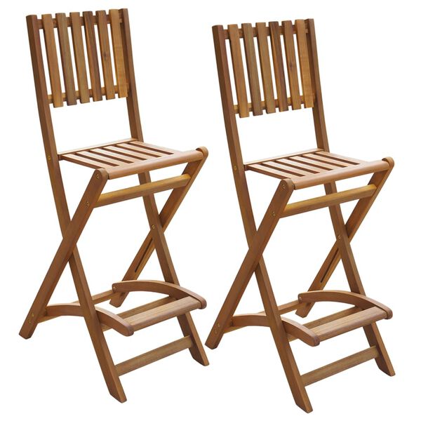 vidaXL 3-tlg. Bistro-Set Akazie Massivholz