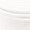 vidaXL Bootsseil Wei&szlig; 12 mm 50 m Polypropylen