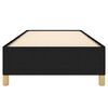 vidaXL Bettgestell ohne Matratze Schwarz 90x190 cm Stoff