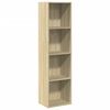 vidaXL Bücherregal Sonoma-Eiche 40x30x152 cm Holzwerkstoff