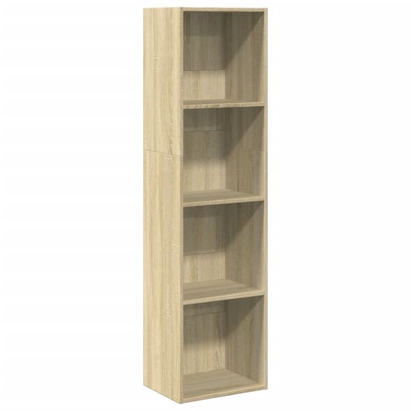 vidaXL Bücherregal Sonoma-Eiche 40x30x152 cm Holzwerkstoff
