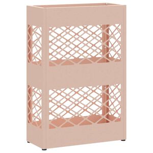 vidaXL Regenschirmst&auml;nder Rosa 28 x 12 x 41 cm Stahl