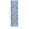 vidaXL Teppichl&auml;ufer Blau 80x300 cm